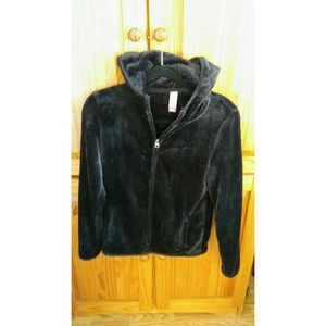 No Boundaries Black Fleece Jacket